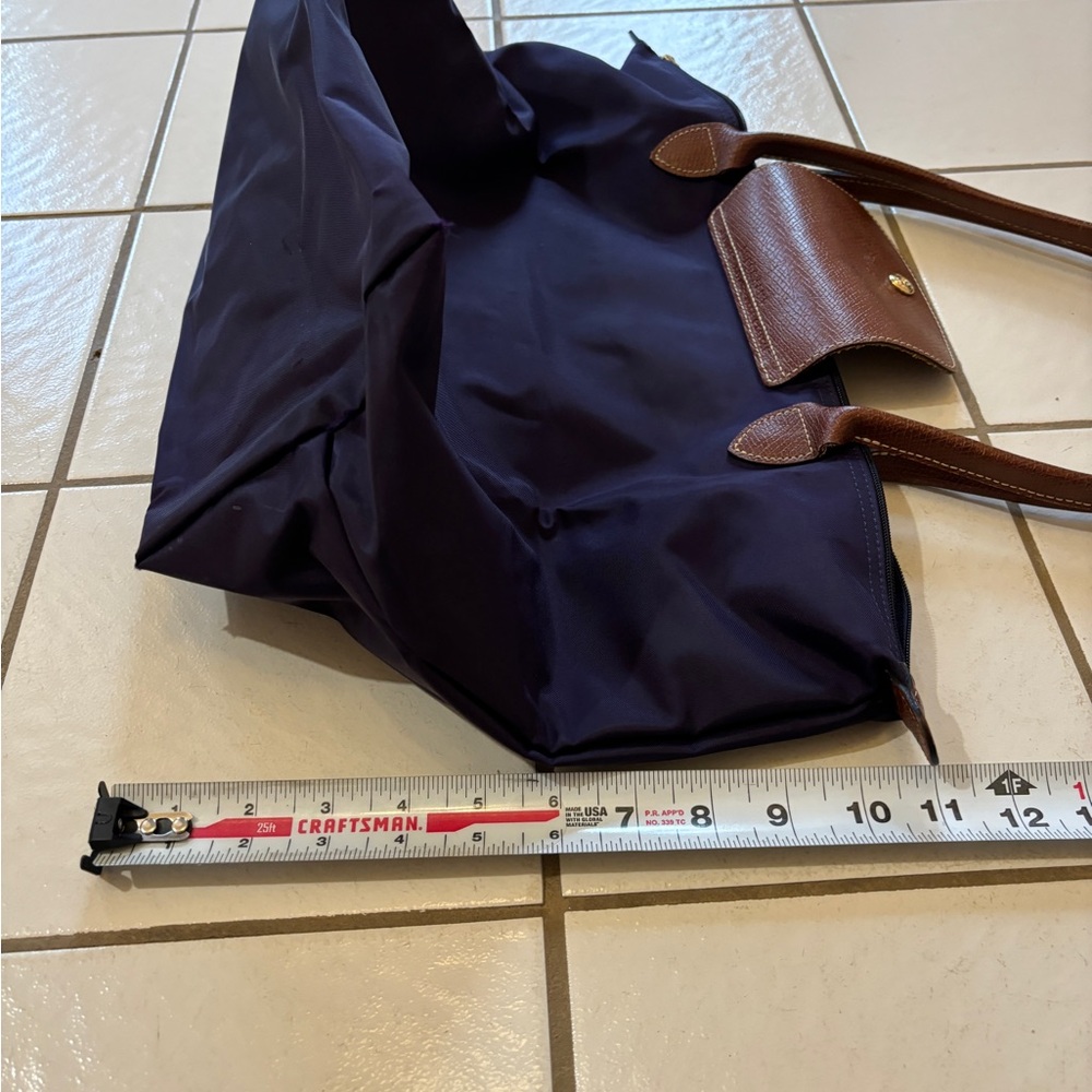Longchamp Pliage, deep plum - Picture 6 of 9